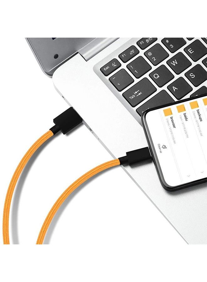 CATANES عبوة واحدة من كابلات الشحن USB من OnePlus 30 Watt Warp باللون البرتقالي - Image 5