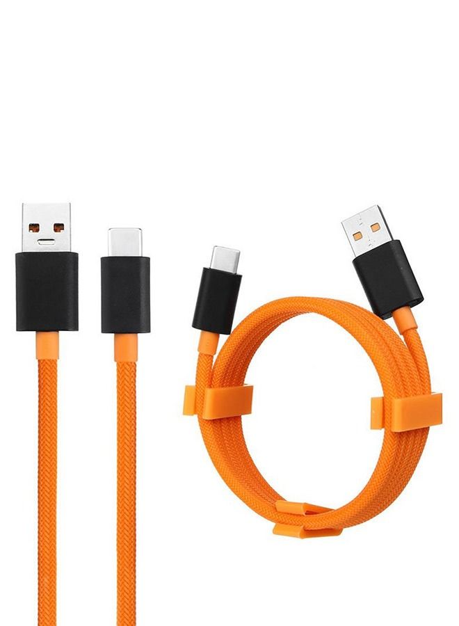CATANES عبوة واحدة من كابلات الشحن USB من OnePlus 30 Watt Warp باللون البرتقالي - Image 4