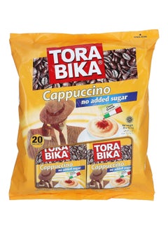 ToraBika Cappuccino No Added Sugar Instant Coffee,20 x12.5 g, Pack of 1