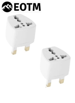 Pack Of 2 Multi Purpose Power Plug Adapter White - pzsku/Z9B384A6B8FE2D32AB009Z/45/1746230170/5febe3a2-854e-49e6-a906-486f7f15ddb3