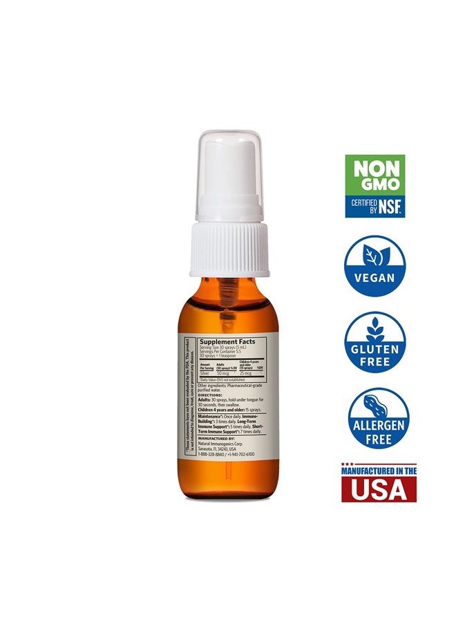 Sovereign Silver هيدروسول الفضة النشطة حيوياً لدعم المناعة - 10 جزء في المليون، 1 أونصة (29 مل) - حجم السفر رذاذ رقيق - Image 4