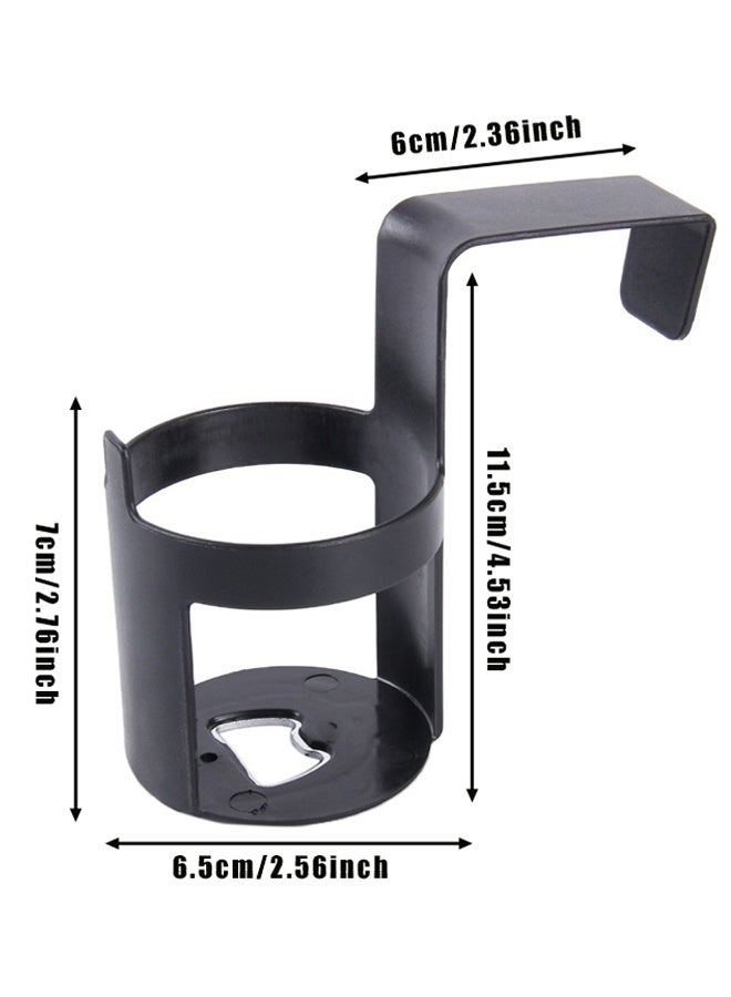 2 PCS Black Cup Holder,Waterproof and Durable,Portable Multifunction,Fit Most Size Mugs,Cup Holders That Fit Most Cars - Image 2