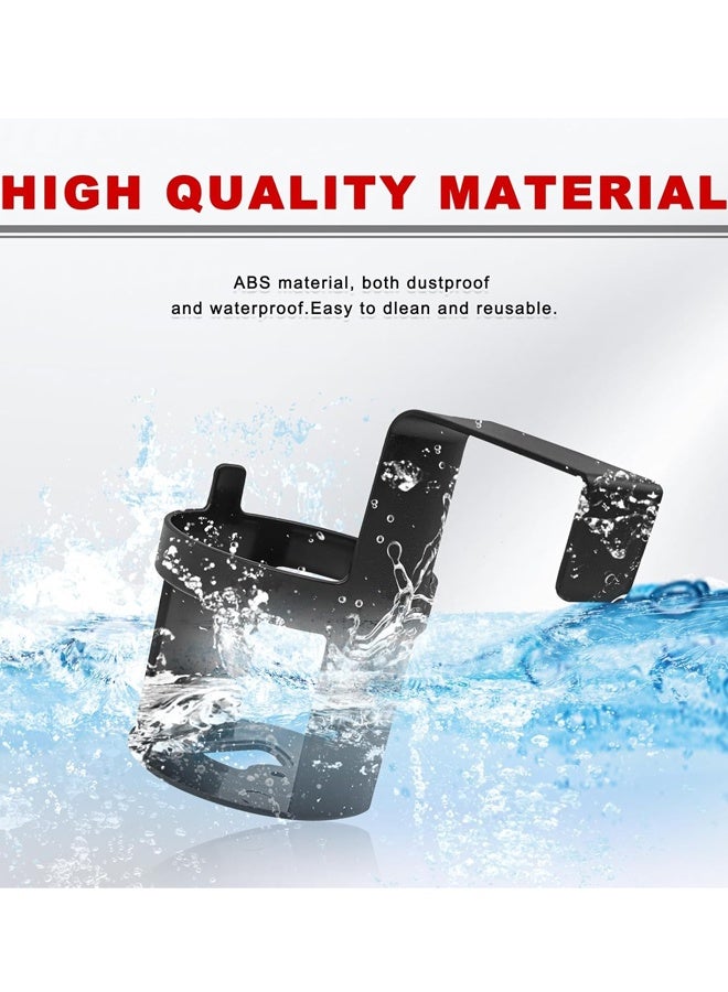 2 PCS Black Cup Holder,Waterproof and Durable,Portable Multifunction,Fit Most Size Mugs,Cup Holders That Fit Most Cars - Image 5