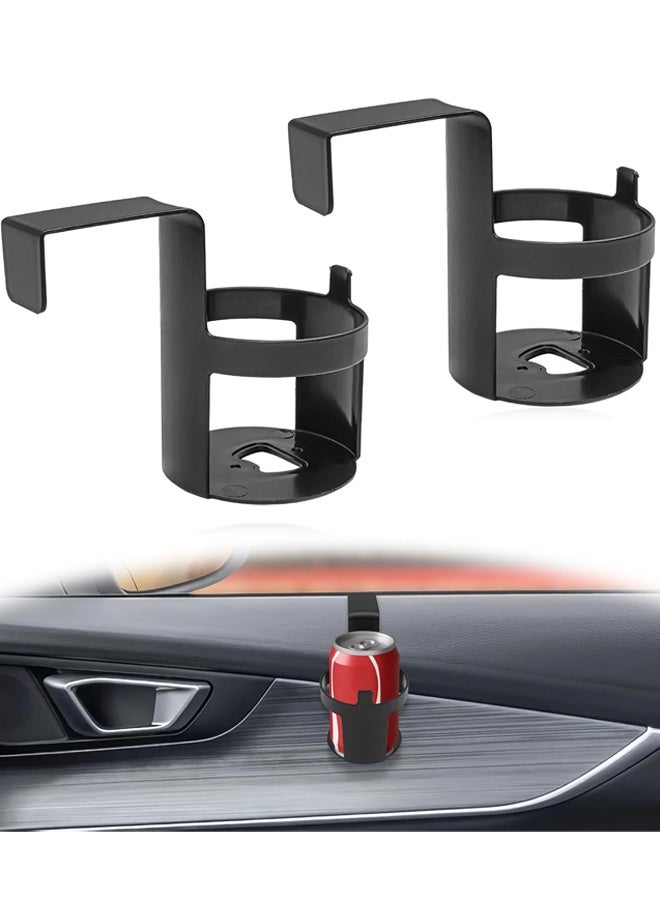 2 PCS Black Cup Holder,Waterproof and Durable,Portable Multifunction,Fit Most Size Mugs,Cup Holders That Fit Most Cars - Image 1
