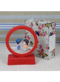 TIED RIBBONS TIED RIBBONS Valentine Week Gift Combo for Girlfriend Wife Girls Women (Led Light Showpiece, Mini Love Couples Statue, Large Teddy Bear, Card, Pendant and Chocolates) - Valentine Day Chocolate Gift  - Image 3