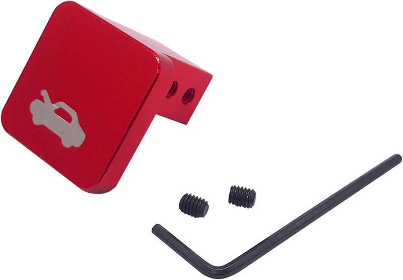 imUfer Hood Latch Release Handle Cable Repair Kit Billet Aluminum for CRV 1997-2006,Element 2003-2011,Ridgeline 2006-2014,Civic 1996-2011(Red) - Image 1