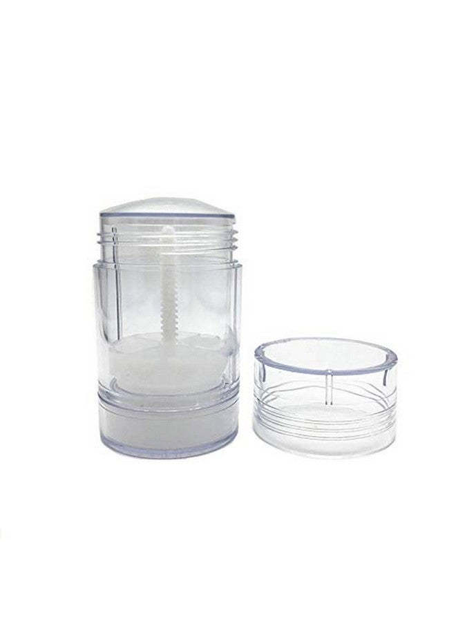 ConStore 3Pcs Round Shape Bottom Filling Stick Deodorant Container Empty Reusable Deodorant Bottles Clear Twist Up Stick Tube (75Ml) - Image 4