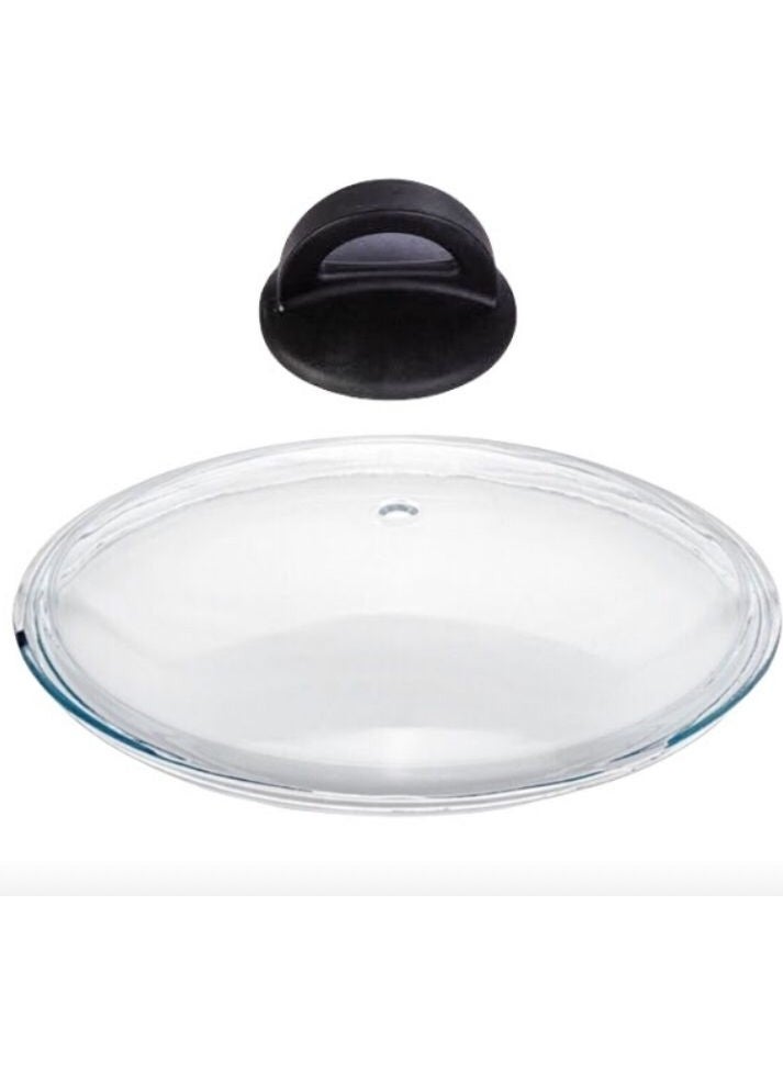 Paşabahçe Tantitoni Glass Pyrex Lid with Handle 24 cm 