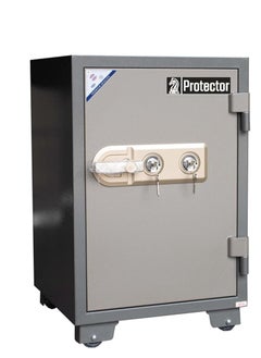 Protector Protecter Safe PT77K Fireproof Safe - Home & Office Security Anti-Theft Safe with Adjustable Shelf, Double Lock Side with Lockable Inner Drawer (H77 x W50 x D50 cm, 140 kg) - Made in Vietnam  - Image 1