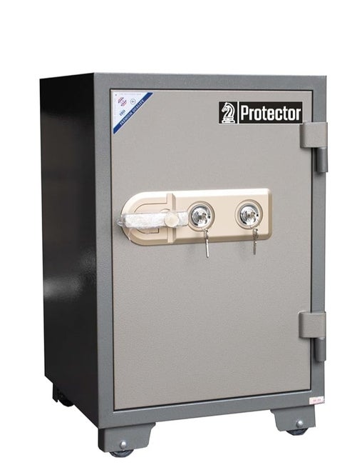 Protecter Safe PT77K Fireproof Safe - Home & Office Security Anti-Theft Safe with Adjustable Shelf, Double Lock Side with Lockable Inner Drawer (H77 x W50 x D50 cm, 140 kg) - Made in Vietnam