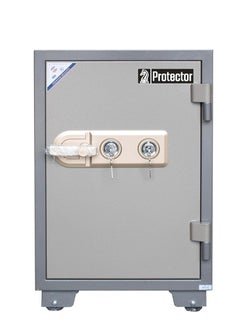 Protector Protecter Safe PT77K Fireproof Safe - Home & Office Security Anti-Theft Safe with Adjustable Shelf, Double Lock Side with Lockable Inner Drawer (H77 x W50 x D50 cm, 140 kg) - Made in Vietnam  - Image 2