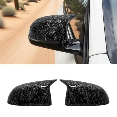 XPHAZZ Side Mirror Cover Compatible with X3 G01 X4 G02 / Pre-lci X5 G05 X6 G06 X7 G07 (Forged Carbon Pattern, G01 G02 G05) - Image 1