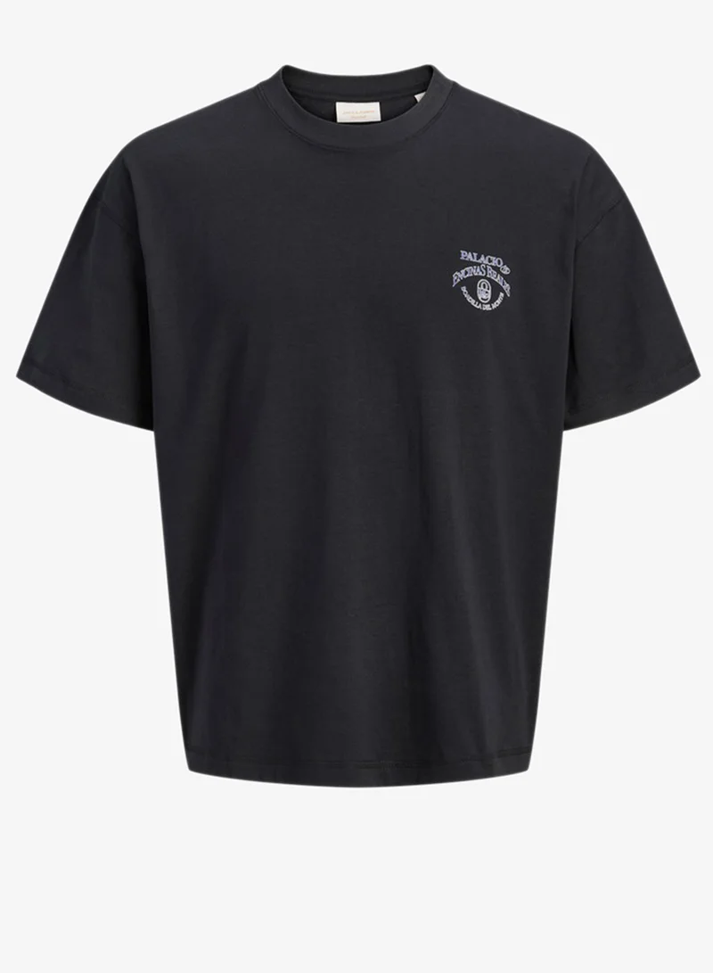 JACK & JONES  Graphic Crew Neck T-Shirt for Men | Best Price UAE