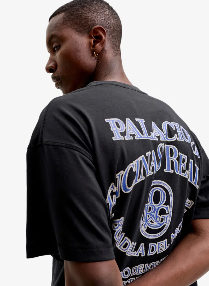 JACK & JONES  Graphic Crew Neck T-Shirt for Men | Best Price UAE