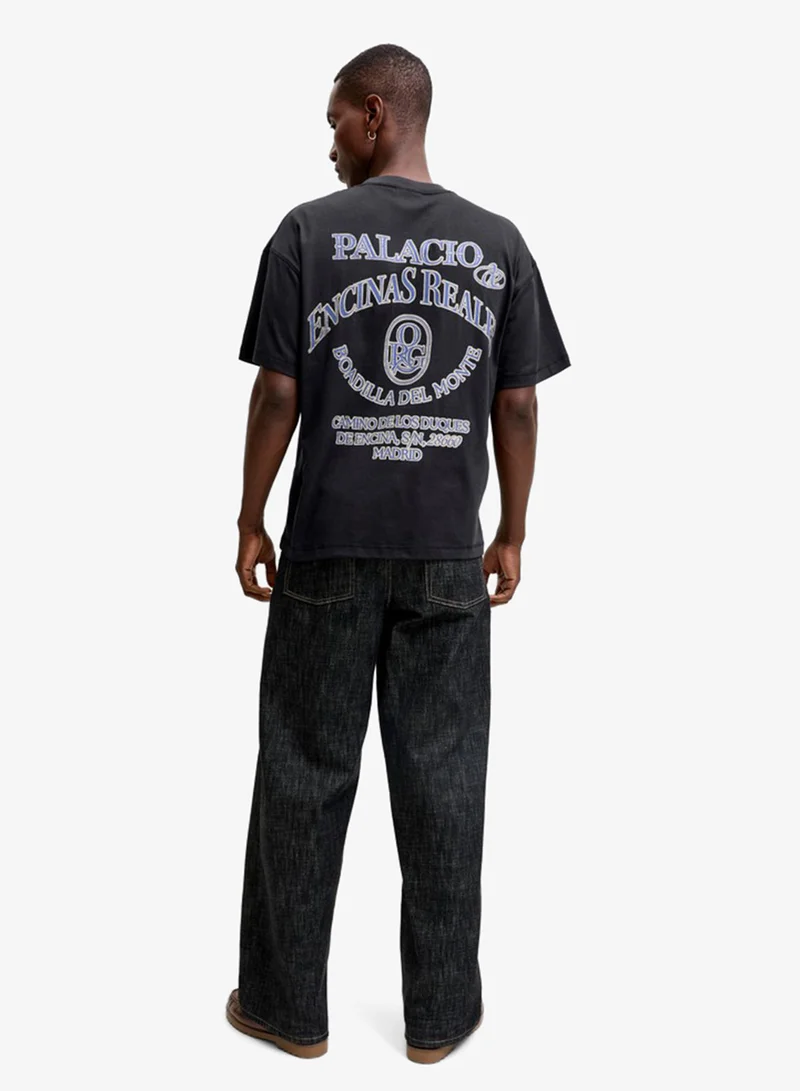 JACK & JONES  Graphic Crew Neck T-Shirt for Men | Best Price UAE