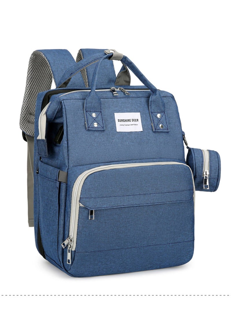 Generic - Diaper Bag Backpack, Multifunction Travel Back Pack Maternity Baby Changing Bags, Nappy Bag with Large Capacity Totes with Portable Travel Mommy Bag for Essentials New Born Boy Girl - Image 1