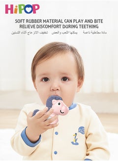 HIPOP 11pcs Baby Rattle Toy, Infant Teething Toys, Grab and Spin Rattles Sensory Toy Set, Food Grade Silicone Material, Baby Toys Gift for Babies 0-12-24 Months Boys Girls, Early Educational Toy Set.  - Image 4