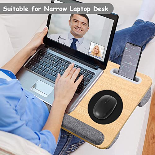 Dapesuom Small Mouse Pad, 6 x 6 Inch Thick Rubber Premium-Textured Non-Slip Portable & Washable Round Mini Mouse Mat for Women Wireless Laptops Keyboard Tray Gaming Work Computer Office Travel, Black - Image 5