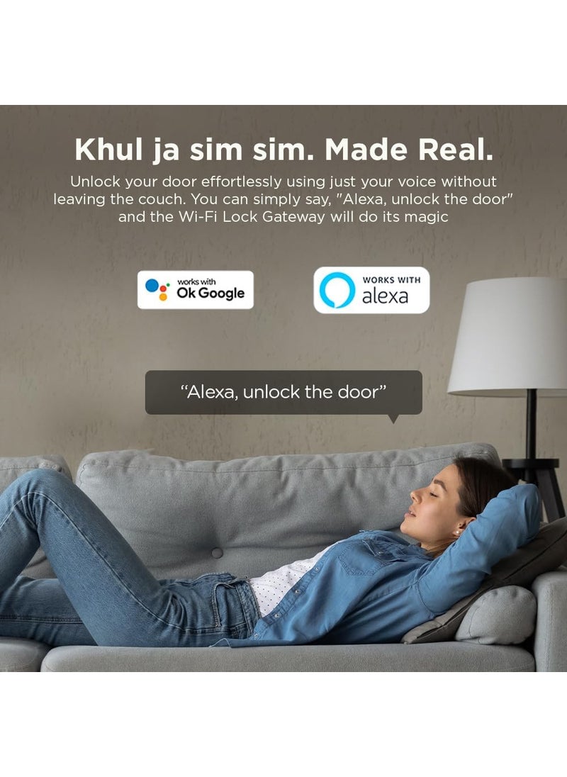 QUBO Smart Door Lock Select from Hero Group 6Way Unlocking Fingerprint Pincode RFID Access C