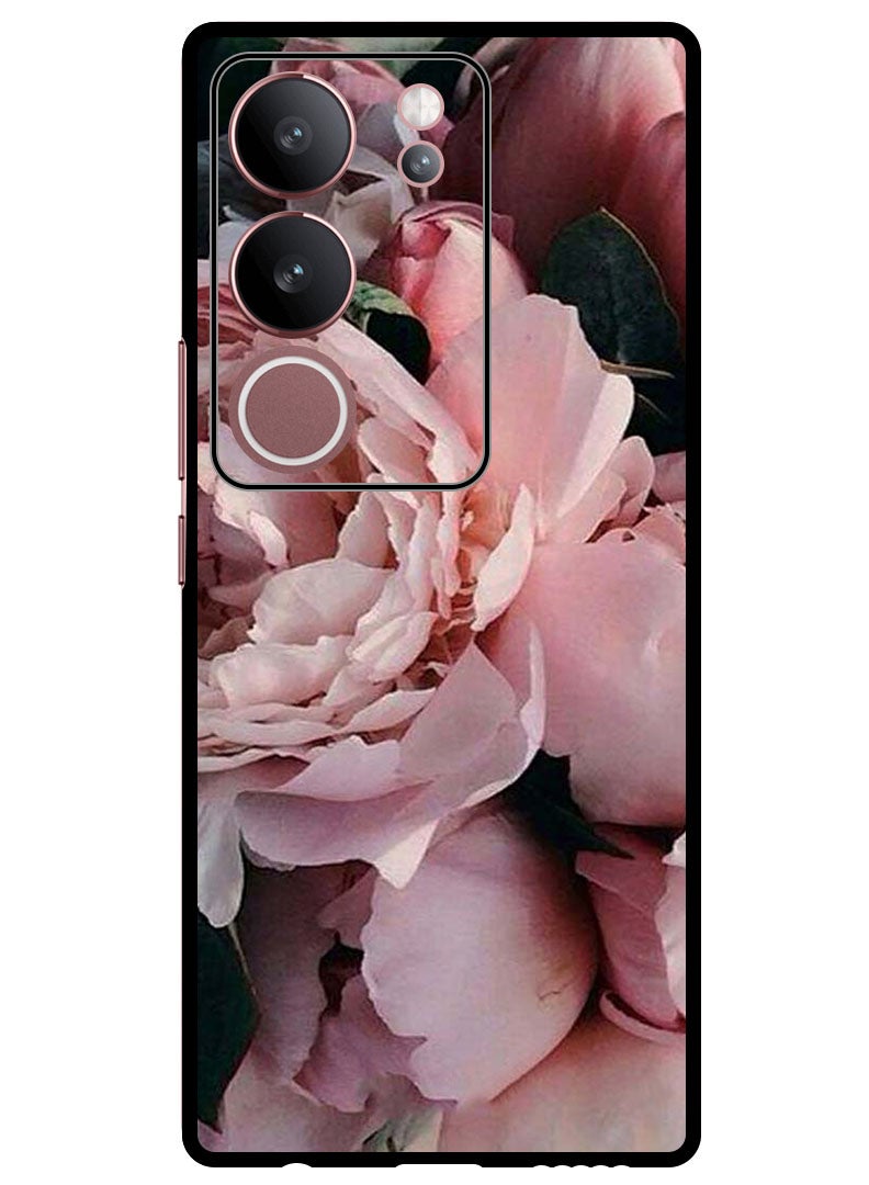 Theodor Protective Case Anti Scratch Shock Proof Bumper Cover For Vivo V29 - V29 Pro Flowers 1 - Image 1