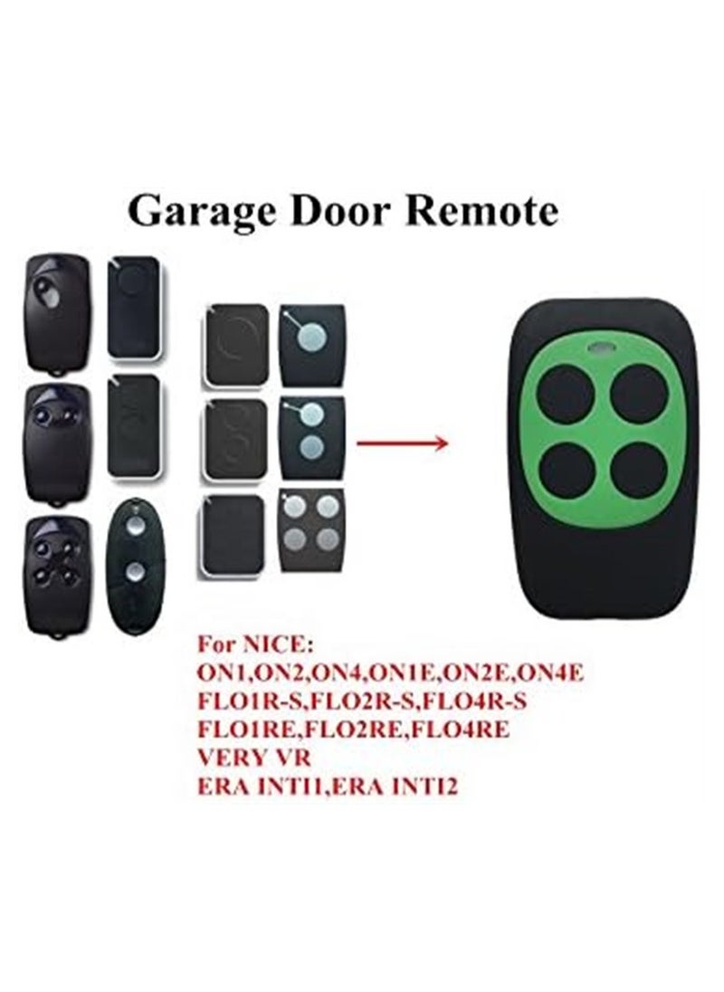 Generic - Universal Garage Door Remote Garage Remote Gate Opener Remote Universal Gate Remote Control Homelink Remote Programmable Learning Garage Door Remote Multi Frequency 280MHZ-868MHZ (Green) - Image 1