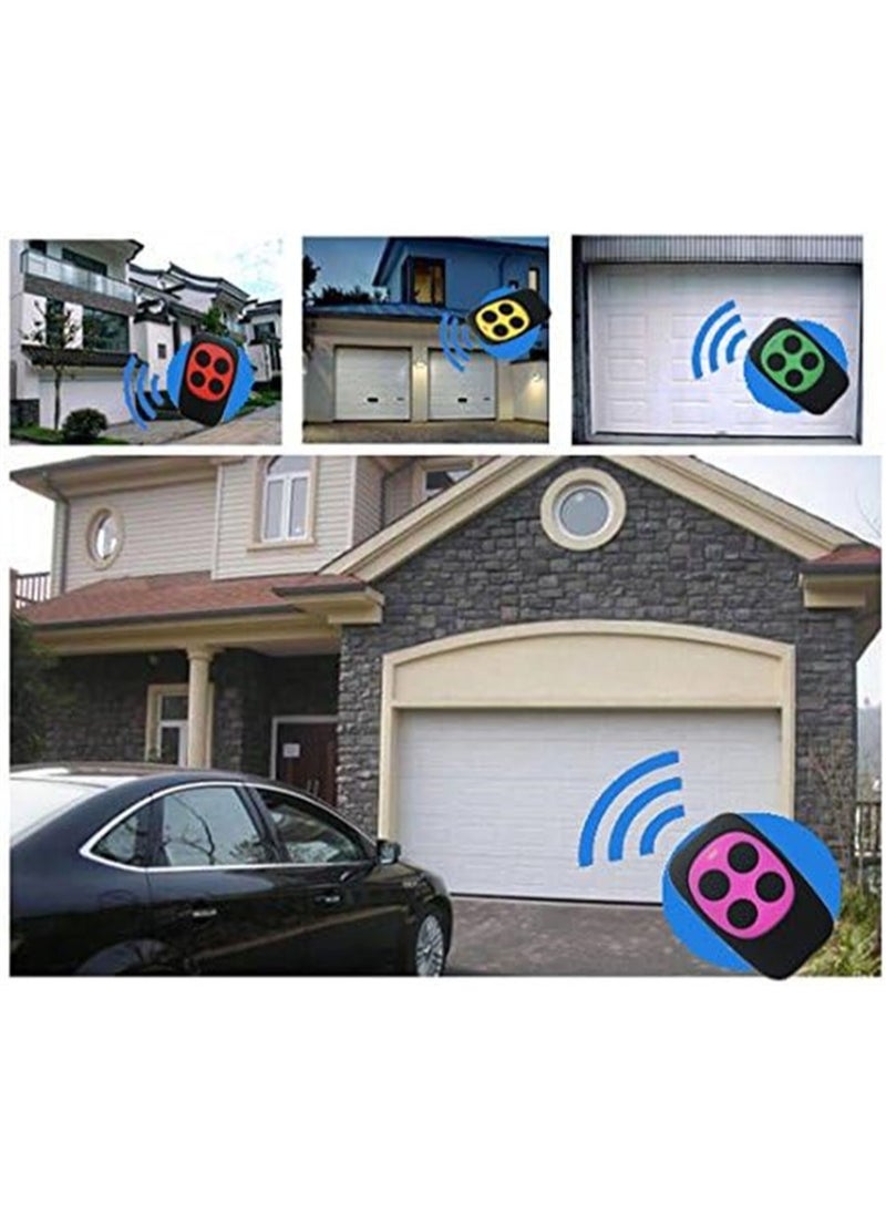 Generic - Universal Garage Door Remote Garage Remote Gate Opener Remote Universal Gate Remote Control Homelink Remote Programmable Learning Garage Door Remote Multi Frequency 280MHZ-868MHZ (Green) - Image 1