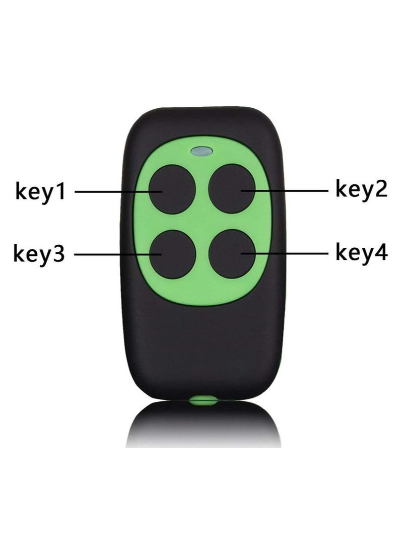 Generic - Universal Garage Door Remote Garage Remote Gate Opener Remote Universal Gate Remote Control Homelink Remote Programmable Learning Garage Door Remote Multi Frequency 280MHZ-868MHZ (Green) - Image 1