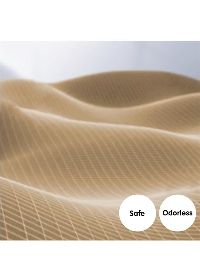 بطانية أطفال 80×80 سم، منشفة حمام للأطفال حديثي الولادة من الصوف المرجاني، منشفة حمام فائقة النعومة والامتصاص للأطفال الصغار للأولاد والبنات، بطانية قماط للأطفال الرضع، منشفة حمام ملفوفة للأطفال للاستخدام في المنزل والسباحة والسفر (لون الأيل البني) - Image 4