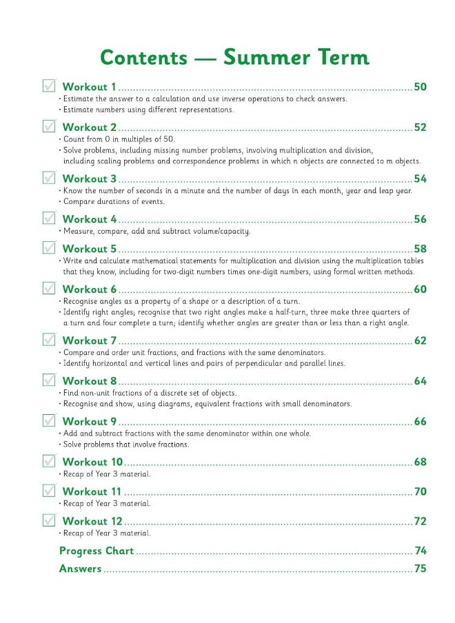 KS2 Maths 10-Minute Weekly Workouts - Year 3  - Image 5