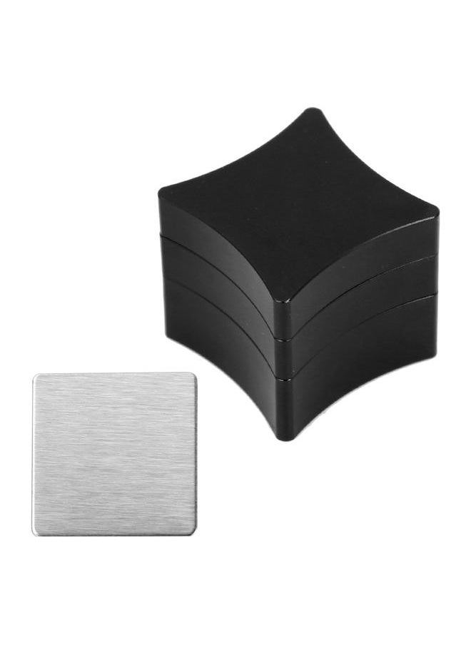 Thoraya Universal Aluminium Snooker Pool Billiard Cue Tip Tips Table Chalk Holder (black)  - Image 2