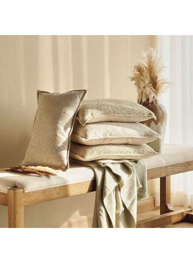 Pan Home وسادة محشوة بالريش 30X50 سم - رمادي - Image 4