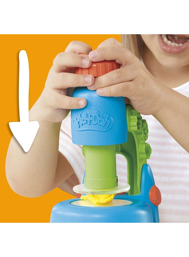 Play-Doh مجهر بلاي دو لايت آند لوك للأطفال من 3 سنوات وما فوق، ألعاب إلكترونية لرياض الأطفال للبنات والأولاد، 9 ملحقات و5 ألوان - Image 4