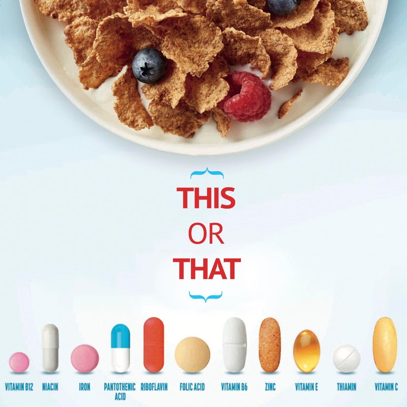 Total Breakfast Cereal, 100% Daily Value of 11 Vitamins and Minerals, Whole Grain Cereal, 16 oz - Image 3