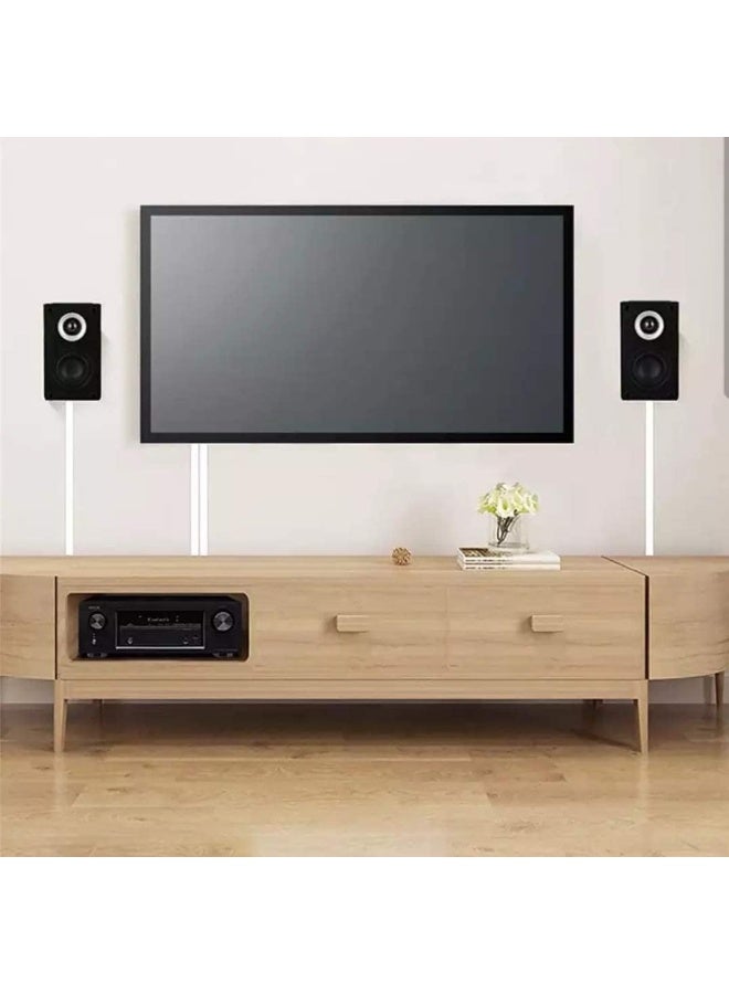 Deluxe Self Adhesive Pvc Trunking 90Cm White/Red Sticker Cable Cover For Sleek Minimal Cable Management Pack Of 3 (16X25Mm) - Image 3