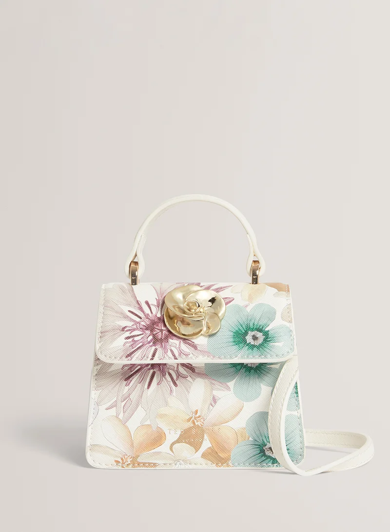 تيد بيكر Helensa Printed Top Handle Detail Satchel