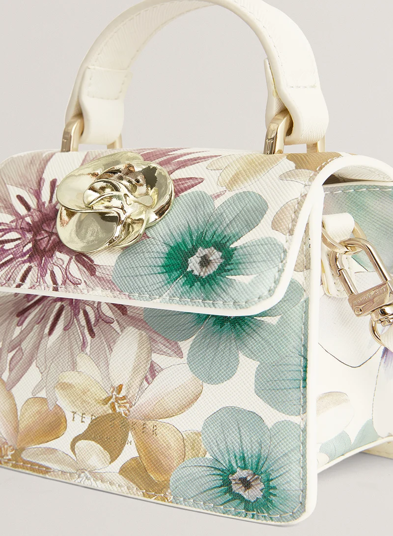 Ted Baker Helensa Printed Top Handle Detail Satchel