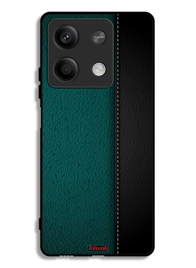 Tolwak Xiaomi Redmi Note 13 Protective Case Cover Leather Pattern - Image 1