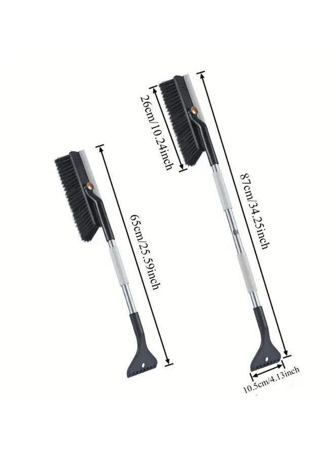 25 59 Inch Heavy Duty 3 In 1 Winter Snow Brush And Ice Scraper For Cars SUVs Trucks - Image 3