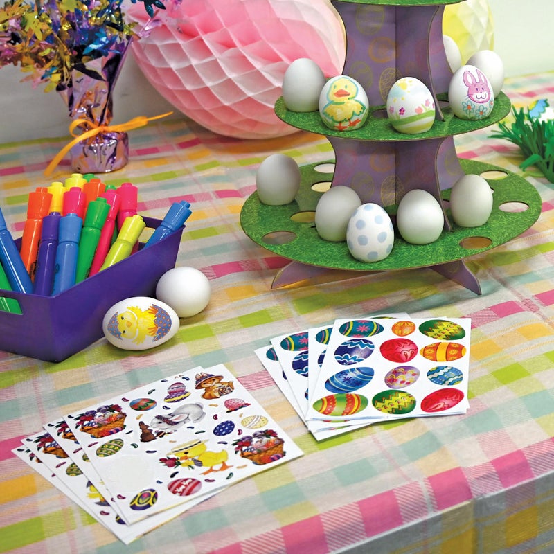 Beistle Bunny, Basket & Egg Stickers - Image 4