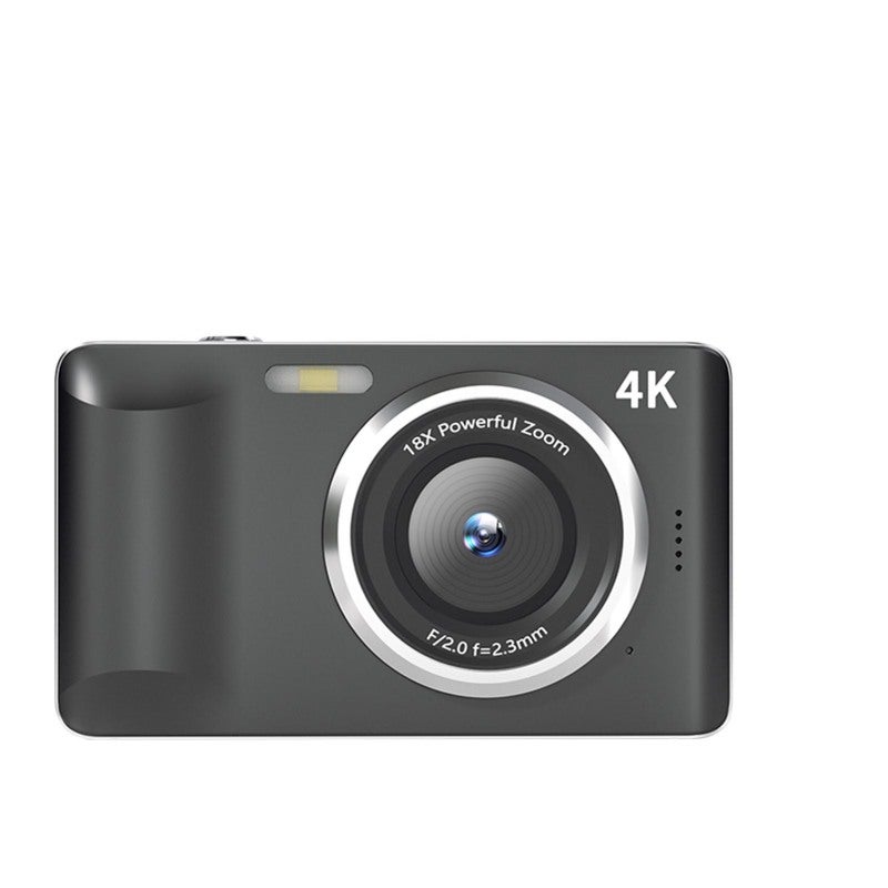 4K Digital Camera 64MP Photography 18x Digital Zoom - High Definition Image Quality Vlogging Camera with Flash for Everyday Content Creation - Image 2