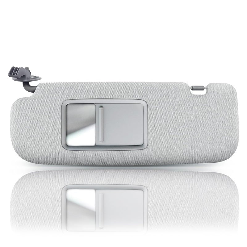 SAILEAD Left Driver Side Sun Visor Replacement Compatible with Hyundai Elantra 2011 2012 2013 2014 2015 Avante MD, 852103X000TX, Grey - Image 1