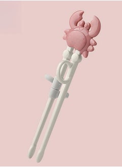 Training Chopsticks for Kids BPA Free Anti-dislocation Buckle Design Easy to Use Kids Chopsticks for Self Feeding Learning Includes Portable Box 1 Pair