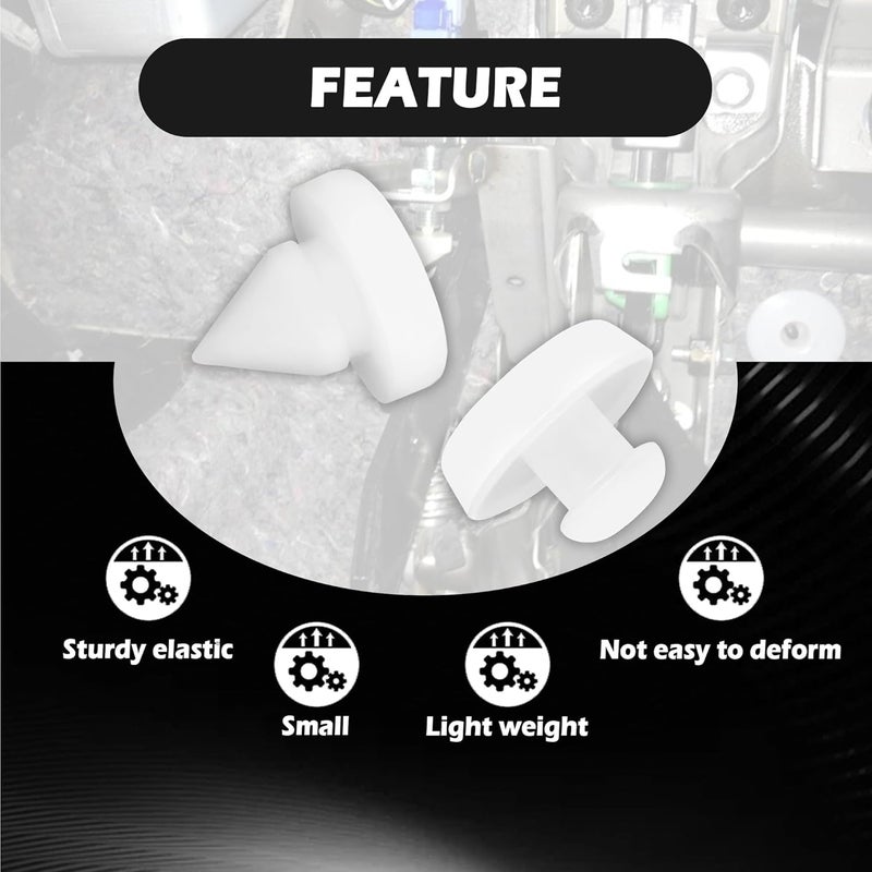 Salior 4PCS Brake Pedal Stop Pad Set - Image 3