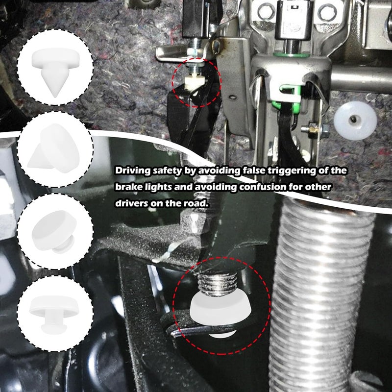Salior 4PCS Brake Pedal Stop Pad Set - Image 5