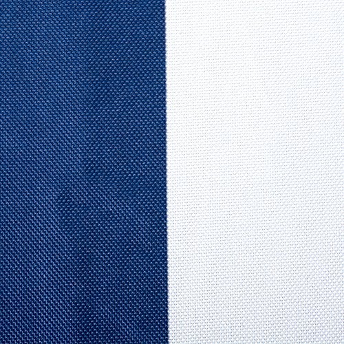 DII Cabana Stripe Outdoor Zippered Tabletop Collection, Stain/Wrinkle Resistant & Waterproof, 60x84, Nautical Blue - Image 2