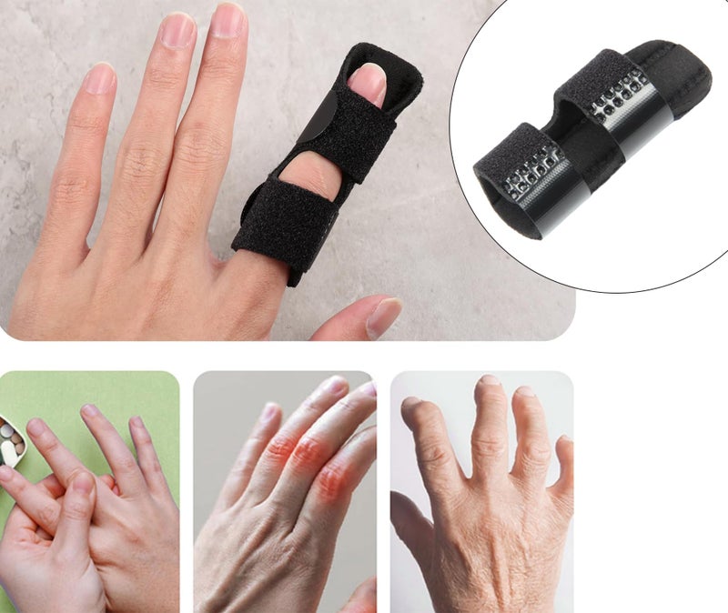 NUDFSY 2Pcs Finger Splint, Thumb Support For Pain Relief, Finger Protector Support For Basketball Player Volleyball Player, Athletes, Splint For Finger Pain Relief - Image 4