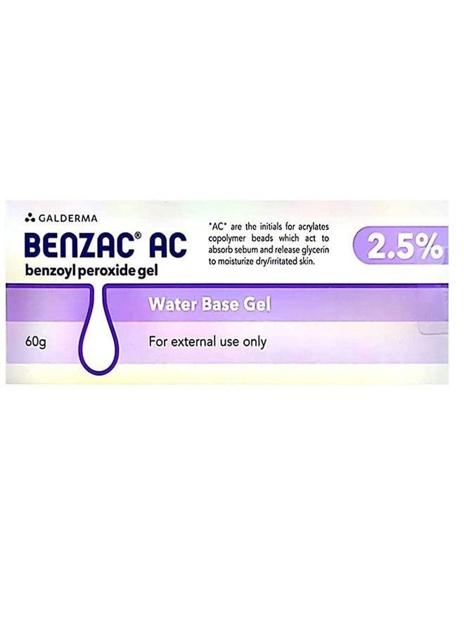 GALDERMA - Benzac AC Benzoyl Peroxide Gel 2.5% - Image 1