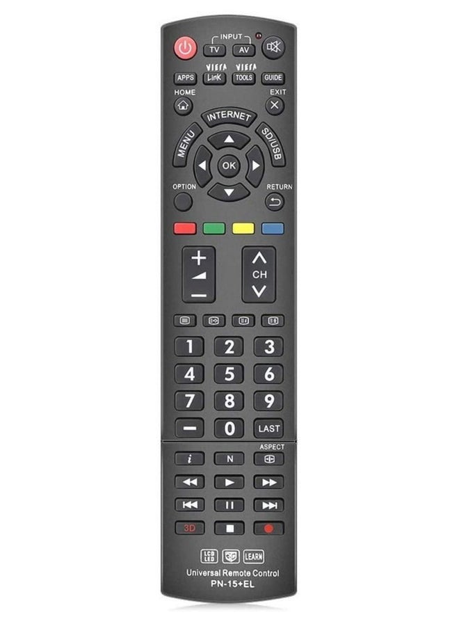 Huayu Universal Remote Control Compatible Replacement for Panasonic TV/VIERA Link/HDTV/ 3D/ LCD/LED, N2QAYB000485 - Image 1