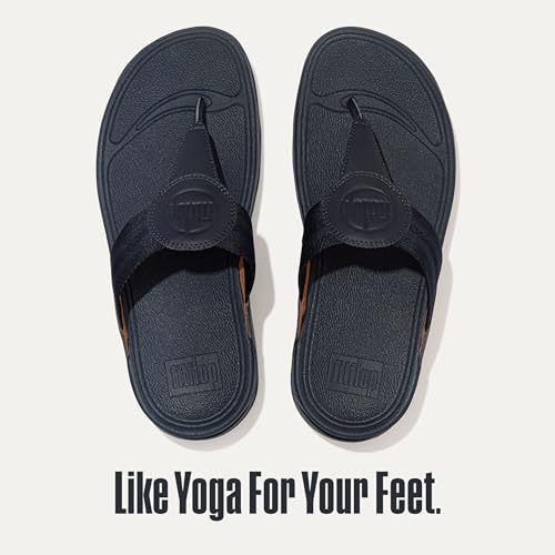 Fitflop Women's Walkstar Toe-Post Sandals Wedge, Midnight Navy, 6 UK - Image 5