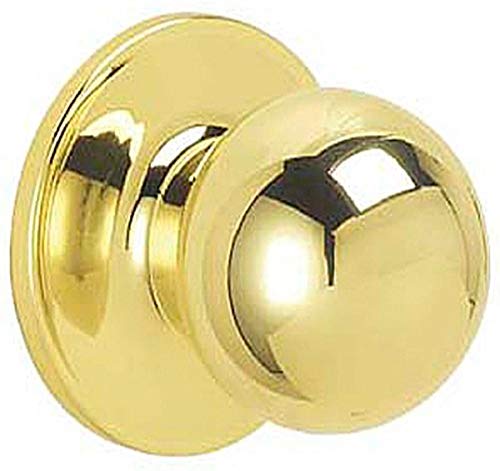 SCHLAGE Dexter by Schlage J10CNA605 Corona Hall and Closet Knob, Bright Brass - Image 4